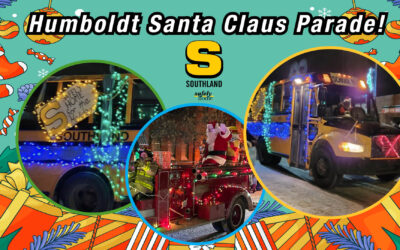 Southland Humboldt Team Spreads Holiday Cheer at Santa Claus Parade and Moonlight Madness